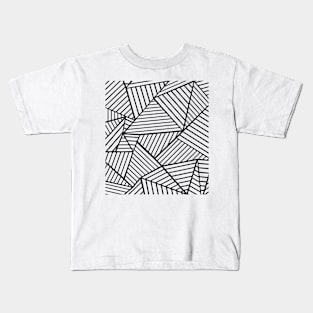 AB Lines Zoom White Kids T-Shirt